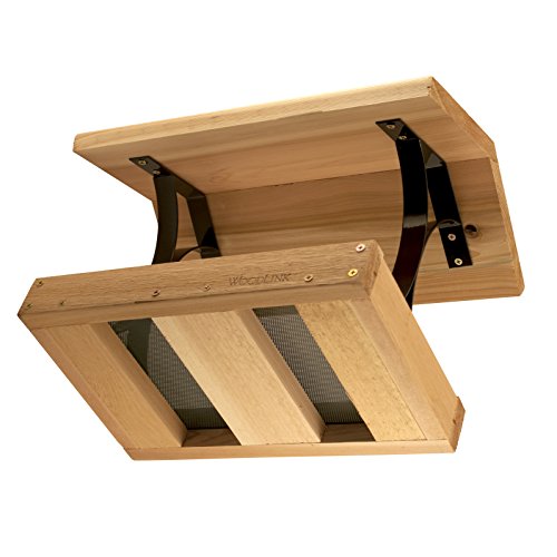 Woodlink Cedar Fly-Thru Bird Feeder, Cedar