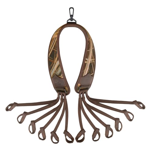 Tas Trost Camouflage Duck Strap, Non Slip Waterfowl Carrier Tote Bird Game Lanyard with 12 Drops (Duck Carrier Strap) - color: Duck Carrier Strap