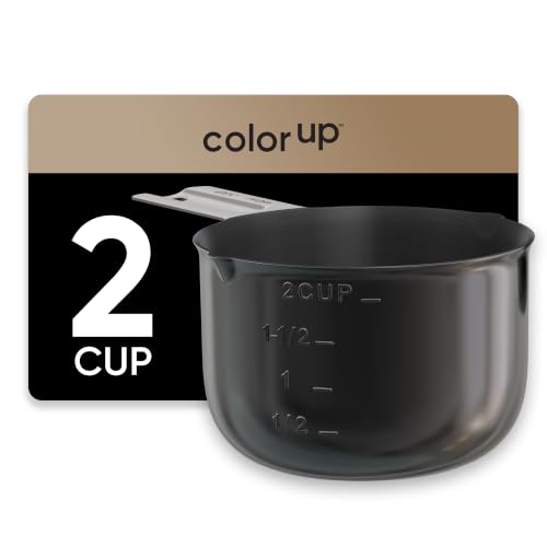 Color Up 2 Cup Measuring Cup, 480ml Black Stainless Steel Metal Measuring Scoop, Easy-Pour Spouts, Engraved Markings, for Dry & Liquid Ingredients - size: 2 Cup (480 ml) Black