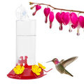 Perky-Pet Window Mount Hummingbird Feeder, 8 oz Nectar Capacity | 3 Bee Guard Ports, Suction Cup & Removable Perches, Plastic Shatter-Resistant Bottle for Outdoor Backyard Bird Watching, 217 - size: 1 Pack