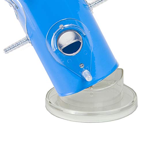 Perky-Pet Blue Metal Tube Wild Bird Feeder - 1 lb Capacity for Wild Bird Seed - Durable Construction - 391