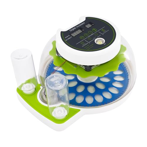 33 Quail Chicken Egg Incubator for Hatching Eggs, Small Poultry Incubators | with Automatic Egg Turning and Built-In Led Light, Auto Temp & Humidity Control, for Partridge Parrot Pigeon, for home farm - size: 33 Units