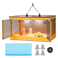 Chicken Brooder Box for Chicks Starter Kit, Larger Chicken Brooder Heater Warms up to 30 Chicks, Poultry Breeding Box Suitable for Chick Duckling Parrot Lizard (28" L x 19" W x 15" H) - size: 28.0"L x 19.0"W x 15.0"H