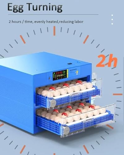256 Eggs Automatic Incubator for Hatching Eggs, Upgrade Automatic Water Adding, Chicken Incubator with Temperature and Humidity Control Chicken Egg Lamp for Hatching Chicken Duck Quail Eggs - color: 256 eggs