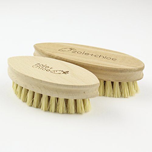 Zoie + Chloe 100% Natural Plant-Fiber Soft Bristles Vegetable Brush - size: Large 5.5 INCH