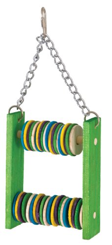 Featherland Paradise - Small Abacus Bird Toy - Designed for Active Birds (4 Inches by 11 Inches) - size: Abacus