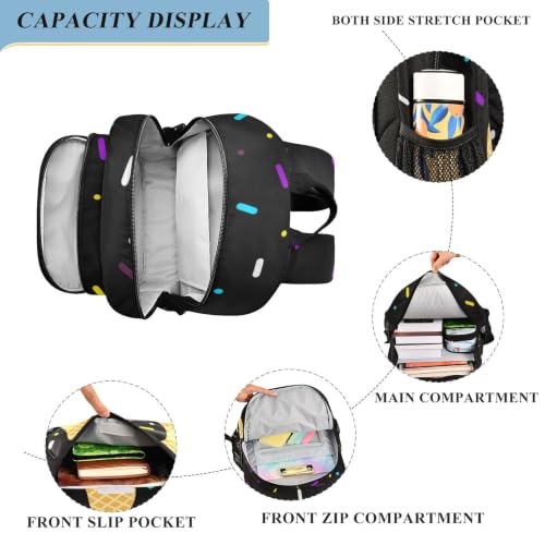 Kids Backpack Elementary Middle School Bags for Boys Girls | Travel, Daypack, Lightweight, Waterproof, with Reflective Strip - color: Multi 1