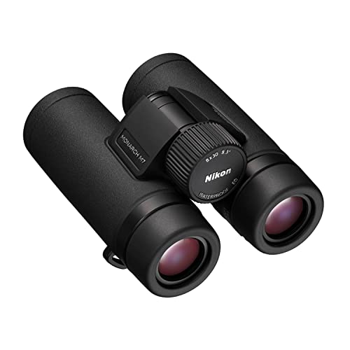 NIKON MONARCH M7 Binoculars | Lightweight Waterproof Fogproof Binoculars with ED Glass & Multilayer Coatings | Wide View, Smooth Focus & Long Eye Relief for Birdwatching, Wildlife & Outdoor Use, 8x30 | Long Eye Relief, lightweight Waterproof Fogproof Bino