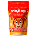 Mr. Bird Flaming Hot Feast Spicy Wild Bird Seed, 4lb Resealable Bag | Spicy Bird Seed for Outside Feeders | Premium Blend of Mealworms, Peanuts, Hot Pepper | Keeps Squirrels Away | Loose Seed Bag - size: 4 Pound (Pack of 1)