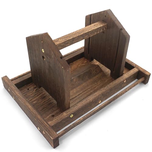 Wooden Bird Feeder Large Capacity Wood Birdfeeder for Feeding Outside Garden Wild Finches Robin Sparrow Blue Jay Chickadees