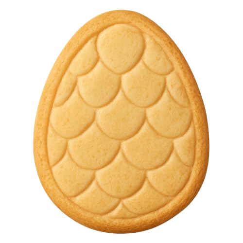 Scale Dragon Egg Cookie Cutter 4x3" Creative Party Design Premium Set