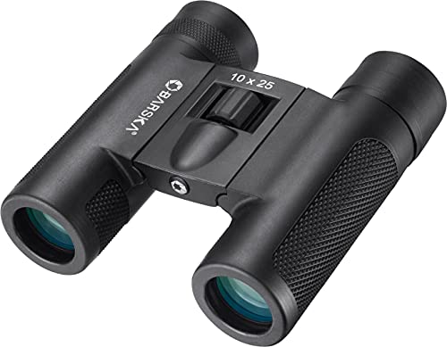 Barska Lucid View Compact Binoculars – Fully Coated Roof Prism, Center Focus, Lightweight Outdoor Binoculars for Bird Watching, Hiking, and Travel - size: 10x25