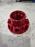 Quail Feeder with Feed Saver Ports, Wide Mouth Mason Jar Compatible, No Waste Design, by 2B Creations.