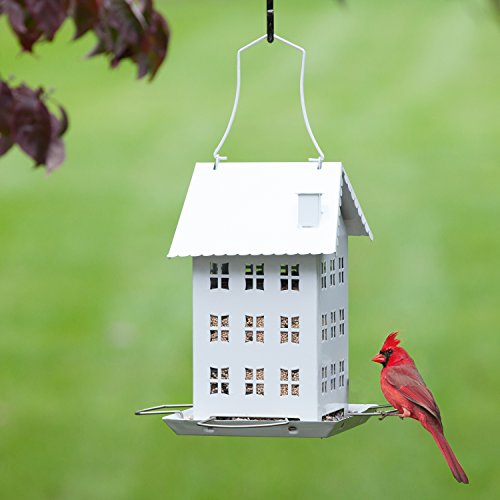 Perky-Pet WFH001 Farmhouse Bird Feeder - Unique Bird Feeders for Outside - Large Bird Feeders - Outdoor Garden Décor - size: No Size