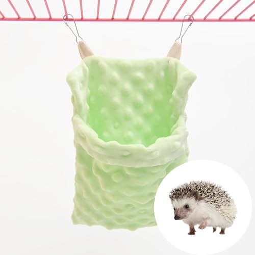 2 Pcs Sugar Glider Bonding Pouch Carrier Bag Sling Small Animal Carry Pouch with Adjustable for Hamster Gerbil Gliders Ferret Hedgehog Small Pets(Random Colors)