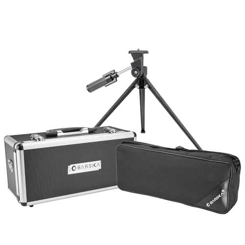 Barska Blackhawk ED 20-60x60 Spotting Scope with Tripod and Case, Extra-Low Dispersion Glass, Fully Multi-Coated, Waterproof and Fogproof - style: Angled