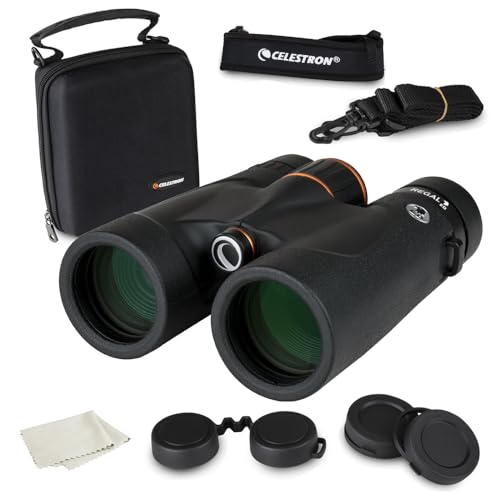 Celestron Regal ED 8x42 Binoculars with ED Glass for Birding & Nature | Premium ED Optics, Phase, Dielectric Coated BaK–4 Prism, Fully Multi–Coated Glass, 4.9 ft Close Focus, Tripod Adaptable - size: 8x42mm