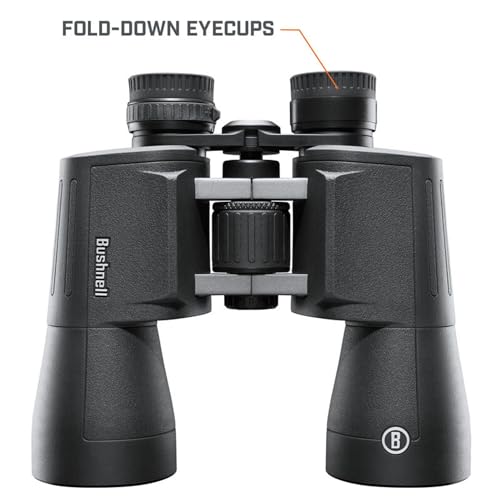 Bushnell PowerView 2 Binoculars, High-Definition Binoculars with Multi-Coated Lenses, Durable Aluminum Alloy Chassis, Wide Field of View, Ideal for Wildlife Observation, Hiking and Sporting Events - style: 12x50