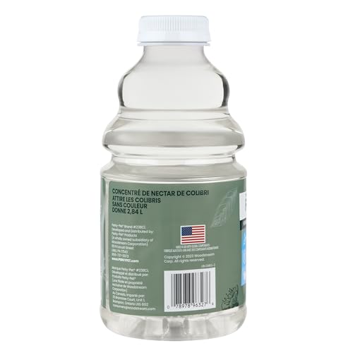 Perky-Pet Hummingbird Nectar Concentrate for Hummingbird Feeder - 32 oz - Makes 96 FL OZ of Food Nectar - 238CL,(Pack of 2) - size: 32 Fl Oz (Pack of 2)