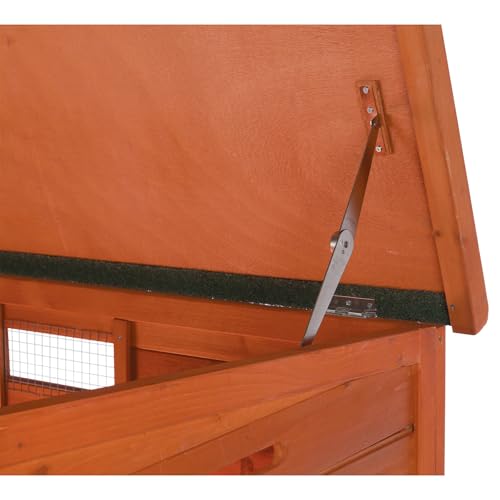 Trixie Natura Duck Coop – Wooden Duck House for Free Roaming Ducks – Chicken Crate Suitable for Quails and Other Poultry – in Brown