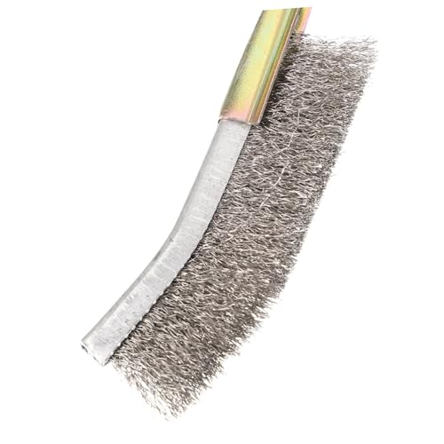 2pcs Bird Cage Cleaning Brush with Long Handles Stainless Steel Wire Bristles for Easy Maintenance Portable Lightweight Design Suitable for Birdcages Hanging for Convenient Storage