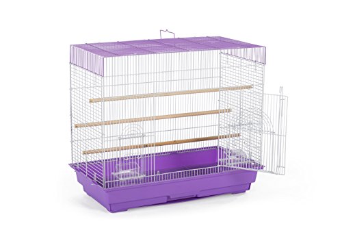 Prevue Pet Products SP1804-3 Flight Cage, Lilac/White,26" L x 14" W x 22 1/4" H - color: Lilac/White