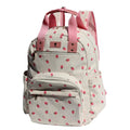 Diaper Bag Backpack Corduroy Multifunction Baby Fashion Travel Pack office Laptop Bag - color: Pink Strawberry