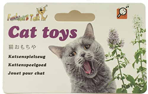 Fashion's Talk Cat Toys Furry Rattle Ball for Kitty 6 Pack - size: 6-Pack