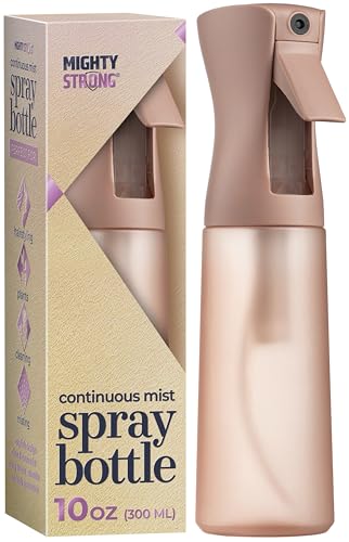 10 OZ Continuous Spray Bottles - Ultra Fine Mist Sprayer | Water Spray Bottle For Hair Stuff, Mister Spray Bottle For Plants Mister | Hair Spray Bottles For Hairstyling, Cleaning, Salons - color: Terra Cotta