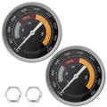 3695528R06 Grill Thermometer Fit for Oklahoma Joe's Smoker | 2 Pack Temperature Gauge BBQ Thermometer Gauge for Smoker Oven and Charcoal Gas Grills, 13/16-inch Accessories - size: 2 Pack