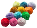Fashion's Talk Cat Toys Furry Rattle Ball for Kitty 12 Pack - size: 12-Pack