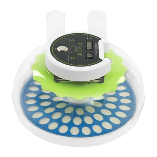 60 Quail Chicken Egg Incubator for Hatching Eggs, Small Poultry Incubators | with Automatic Egg Turning and Built-In Led Light, Auto Temp & Humidity Control, for Partridge Parrot Pigeon, for home farm - size: 60 Unites