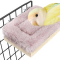 Mygeromon Bird Hammock Bed for Cage Parrot Perch Parakeet Sleeping Platform | Wooden, Small Animals Accessories, Winter