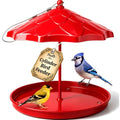 Cylinder Bird Feeder for Outdoors - Hanging Metal Bird Seed Holder | Rust Resistant Metal, Holds Bird Seed Cylinders, Logs & Cakes Up to 6 Inches, 360° Feeding, Easy to Clean