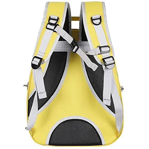 HEITIGN Bird Carrier Backpack Cage Transparent Parrot Carrier 1 Stick Wooden Standing Perch 12 Holes Ventilate Transparent Space Capsule Carrier Portable Bird Small Animal Travel
