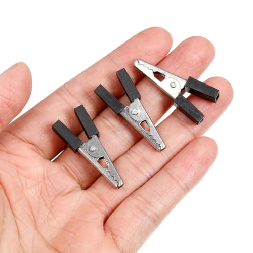 Totority Bird Cage Clips 20Pcs Heavy Duty Iron Safety Door Lock, Escap-Proof Cage Trigger Hooks for Parakeets, Parrots, Lovebirds & Small Animal Enclosures, Rust-Resistant Pet Accessories
