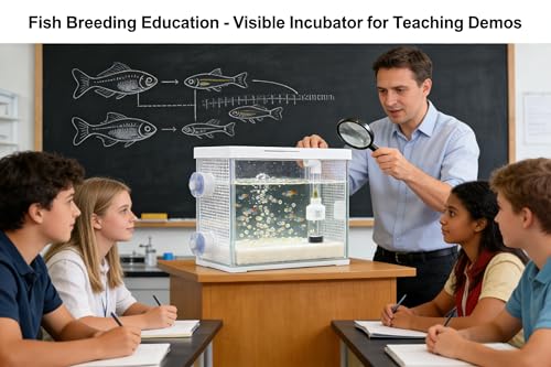 Aquarium Egg Incubator Tumbler - 50mm Fish Hatchery for Cichlids and Mouth-Brooding Species