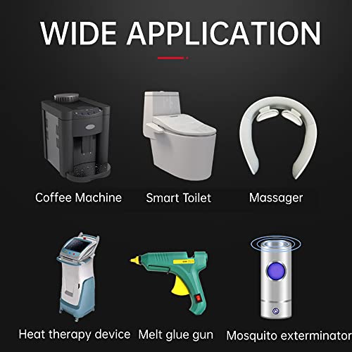 Ceramic Air Heater 500W 110V with Thermostat for Incubator Cabinet Electric Heating Element