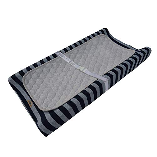 BlueSnail Quilted Thicker Waterproof Changing Pad Liners 3 Count(Gray 13” x 27”) - color: Gray(13” X 27”)