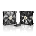AC Infinity MULTIFAN S7, Quiet Dual 120mm USB Fan, UL-Certified for Receiver DVR Playstation Xbox Computer Cabinet Cooling | UL-Certified for Receiver, DVR, PlayStation, Xbox, Computer Cabinet Cooling - size: S7