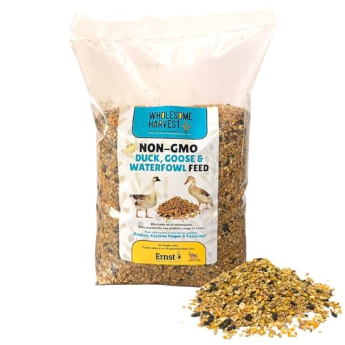 Duck, Goose, Waterfowl Feed 10 lb, High Protein Specially Formulated to Promote Egg Production and Healthy Flocks - size: 10 Pound (Pack of 1)