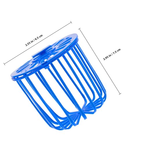 10pcs Lightweight Hanging Parrot Vegetable Feeder Basket for Bird Cages Clean Small Food Holder for Budgie Cockatiel Parakeet Wire Fruit Storage for Foraging and Feeding