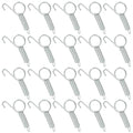 20Pcs Spring Latch Hook Pet Door Latch | Spring Cage Latch, Cage Lock, Metal Finger Spring Door Hook, For Rabbits Birds Dogs Cats Squirrels Small Animals
