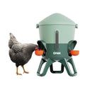 Omlet Insulated Chicken Waterer, 1.5 Gallon | Stay-Clean Automatic Water Dispenser for Chickens | BPA-Free | Anti-Roost Domed Lid | Includes 3 Cups & Nipples | Sage Green - color: Sage Green, size: 1.5 Gallon