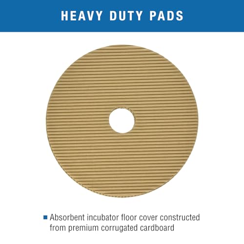 Brinsea Cardboard Hatching Mat for Maxi Egg Incubators, Pack of 6 | Authentic Brinsea Maxi 24 Incubators liner; textured, disposable floor covering helps chicks grip safely during hatching - size: Maxi, 24 Eggs