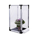 RESTCLOUD 30" Large Monarch Butterfly Habitat Cage, Outdoor Insect Mesh Cage Terrarium 16.5" x 16.5" x 30" - style: Poles Slide Through Cover 30" Tall