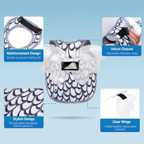 Chicken Saddles for hens with Wing | Chicken Apron Back Protector for Hens With Adjustable Strap, Chicken Hen Mating Saddle (Black, white, yellow) - color: Black, white, yellow