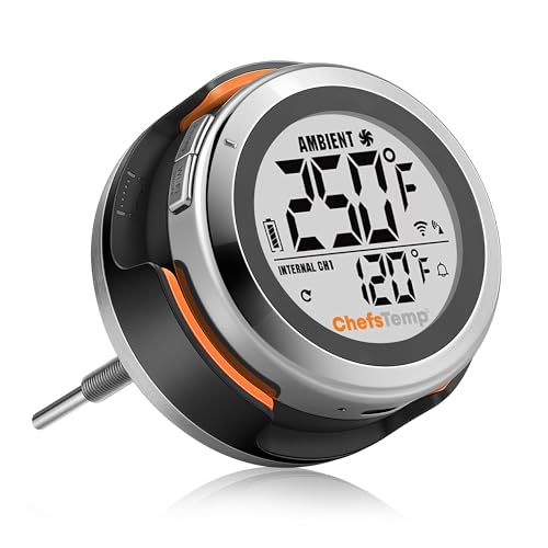 ProTemp S1 Patented Smart Grill Gauge Thermometer Hub Wi-Fi and Bluetooth for Weber Kamado Joe Grill Smoker Offset Replacement Accessories，Breezo Fan (Universal Version 0.3"Dia not for Big Green Egg)