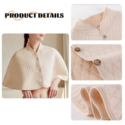 Parrot Shoulder Protector & Bird Diaper Shawl - Keep Clothes Safe from Scratches & Poop, Reusable Training Cape for Parakeets, Cockatiels, Conures, Lovebirds, Finches, Macaw (Beige) - color: Beige