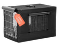 PETSFIT Dog Kennel Cover for Wire Dog Crate(30in/36inch/42inch), Single Door, Mesh Window, Flap On The Top and Back is Detachable, Dog Crate Cover Black 36inch - size: 36.5"L x 23.5"W x 25.0"H